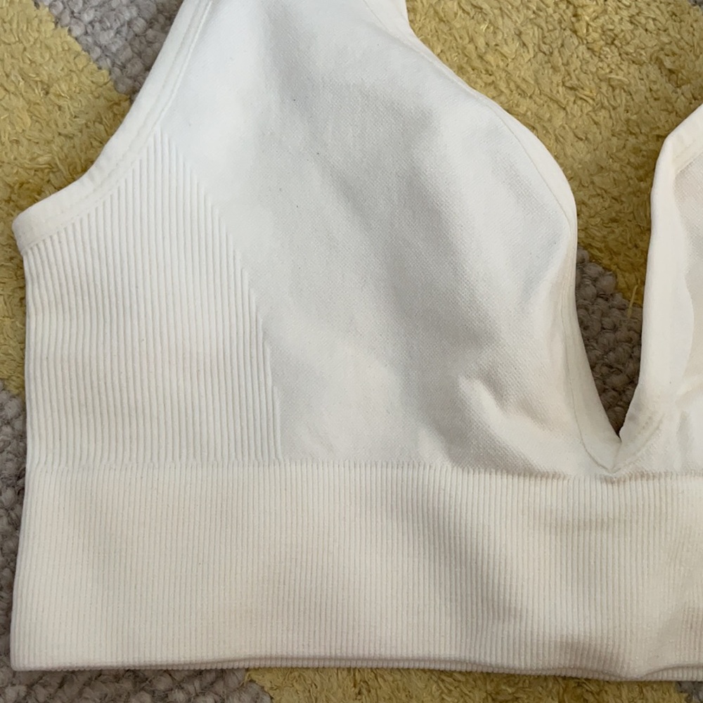 V Neck Bra Top in Off White
WeWoreWhat medium - Picture 8 of 10